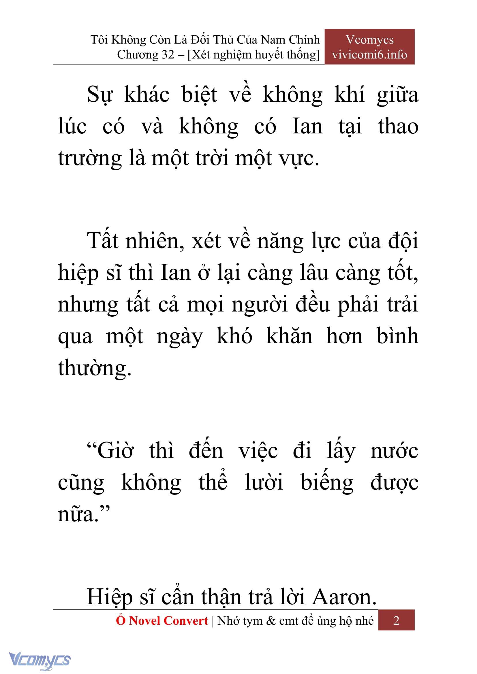 [Novel] Tôi Không Còn Là Đối Thủ Của Nam Chính Chapter  32 - 4