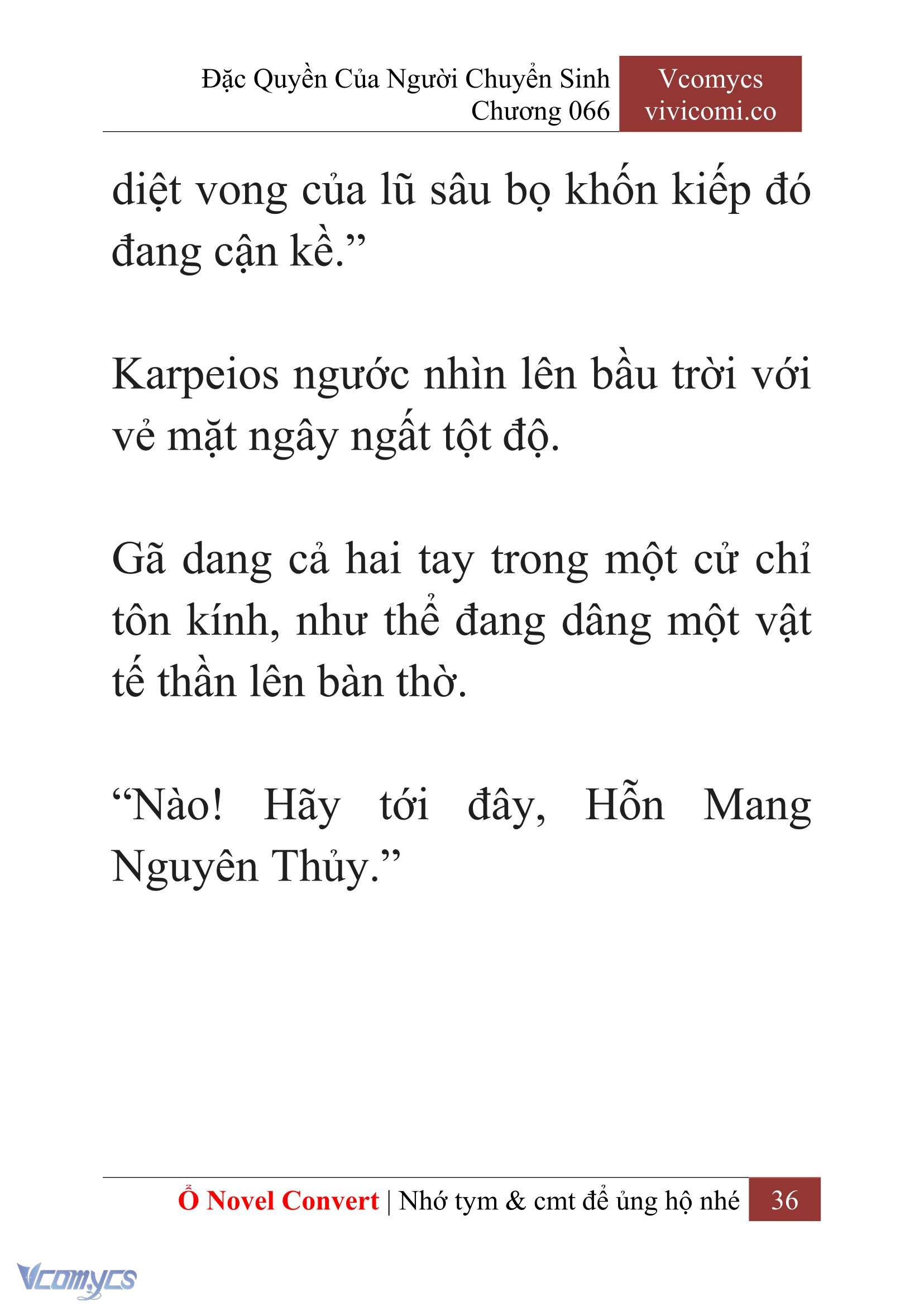 [Novel] Đặc Quyền Của Người Chuyển Sinh Chapter  66 - 38