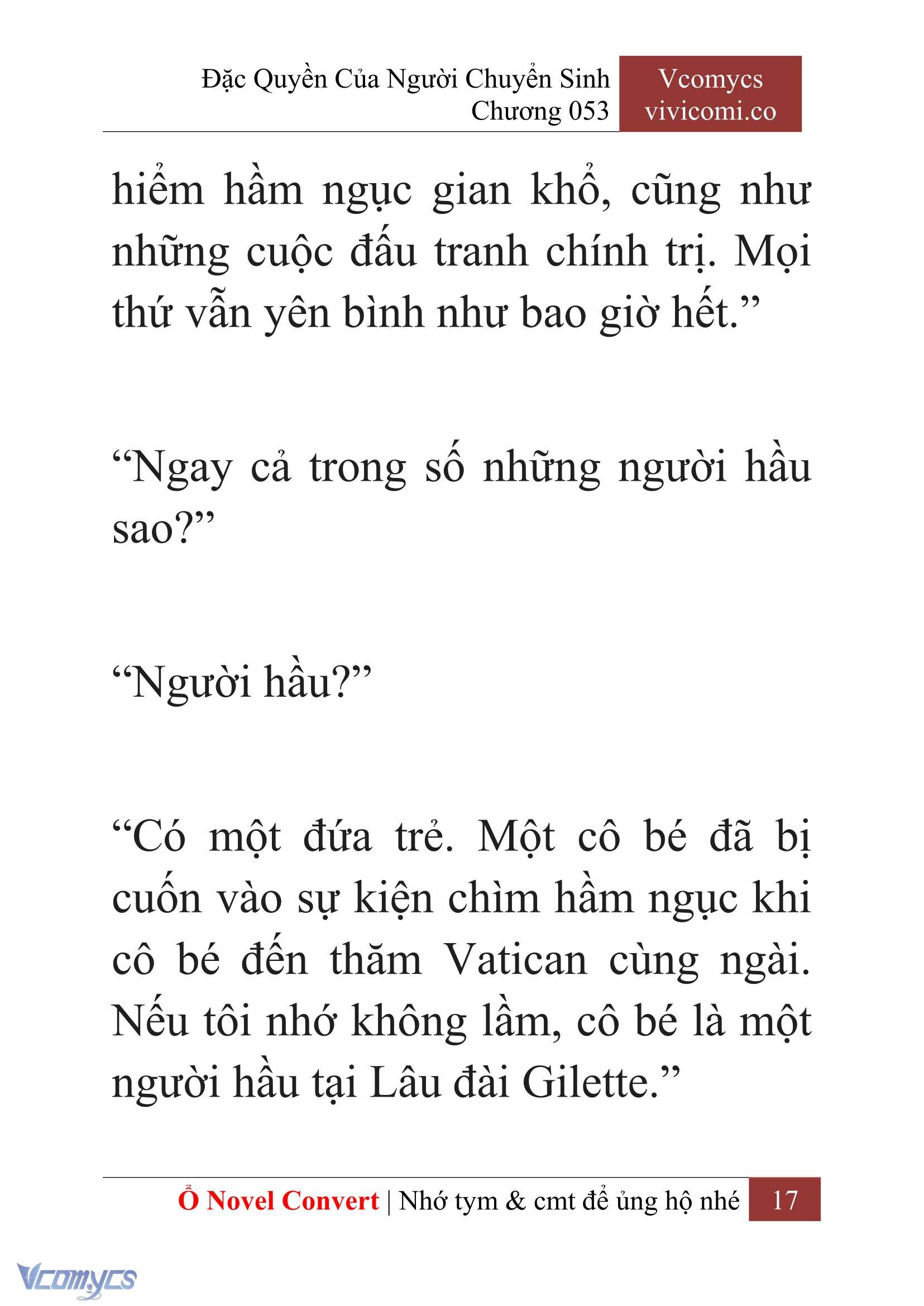 [Novel] Đặc Quyền Của Người Chuyển Sinh Chapter  53 - 19