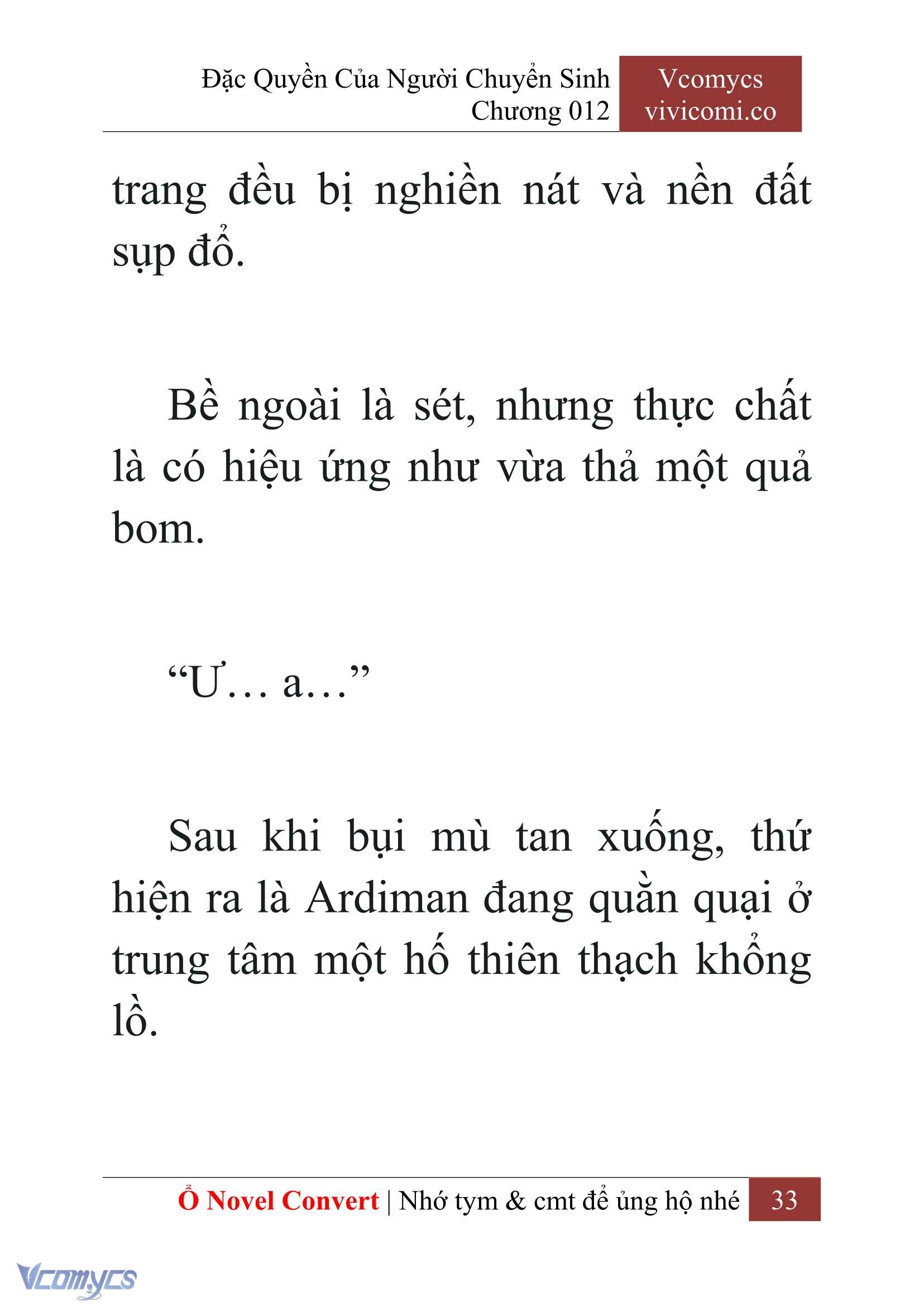 [Novel] Đặc Quyền Của Người Chuyển Sinh Chapter  12 - 35