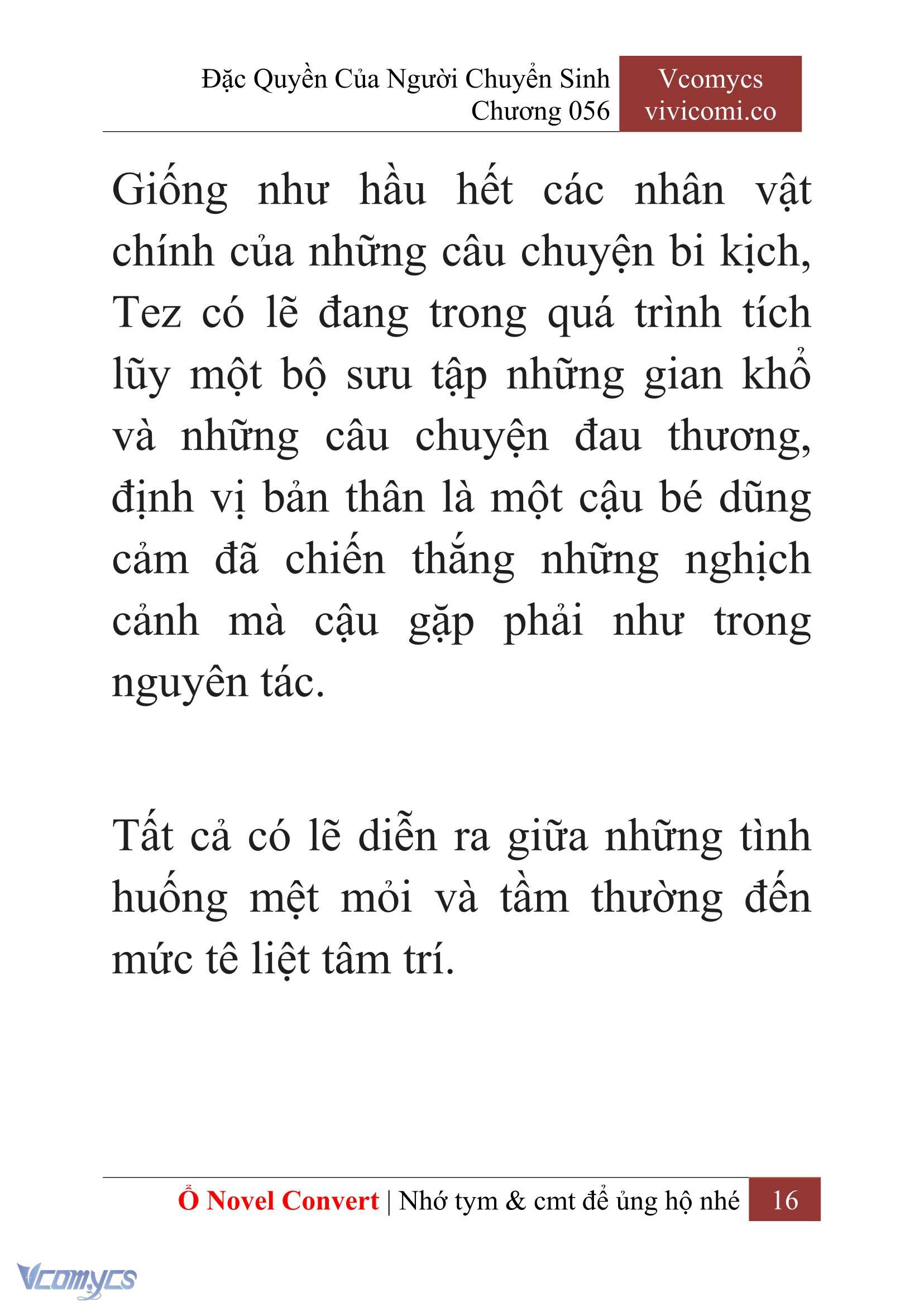 [Novel] Đặc Quyền Của Người Chuyển Sinh Chapter  56 - 18