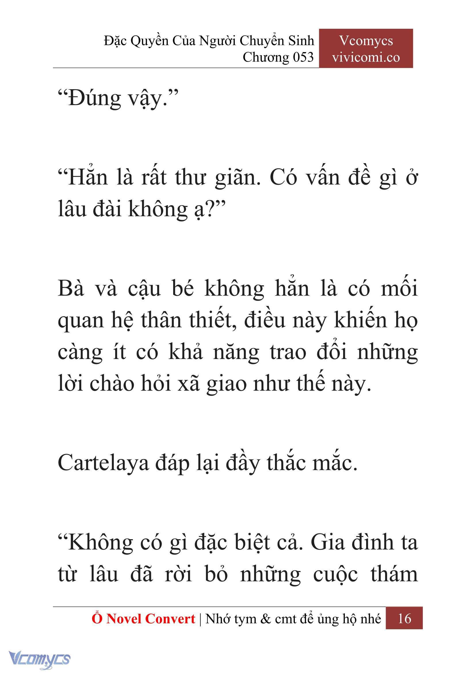 [Novel] Đặc Quyền Của Người Chuyển Sinh Chapter  53 - 18