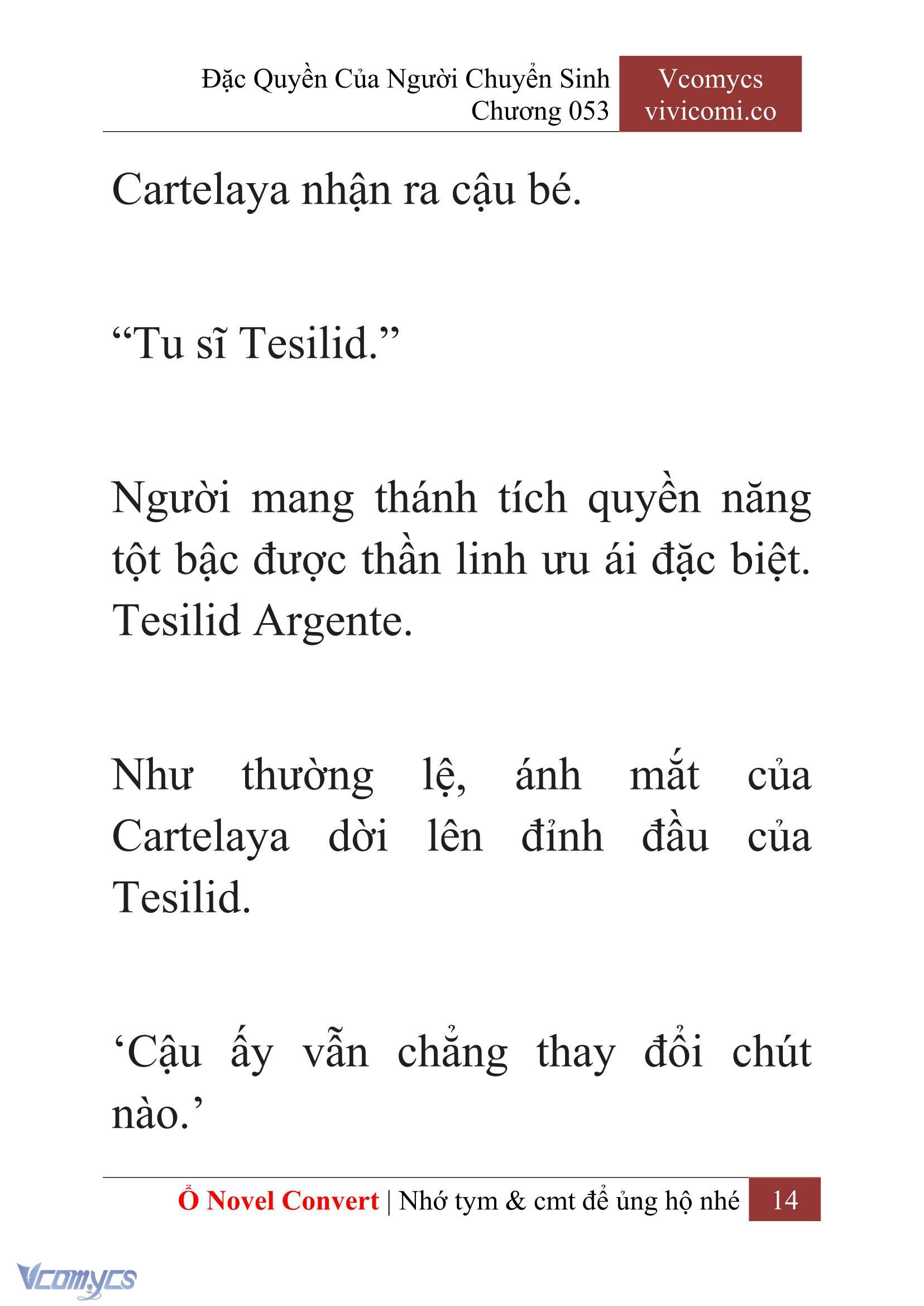 [Novel] Đặc Quyền Của Người Chuyển Sinh Chapter  53 - 16