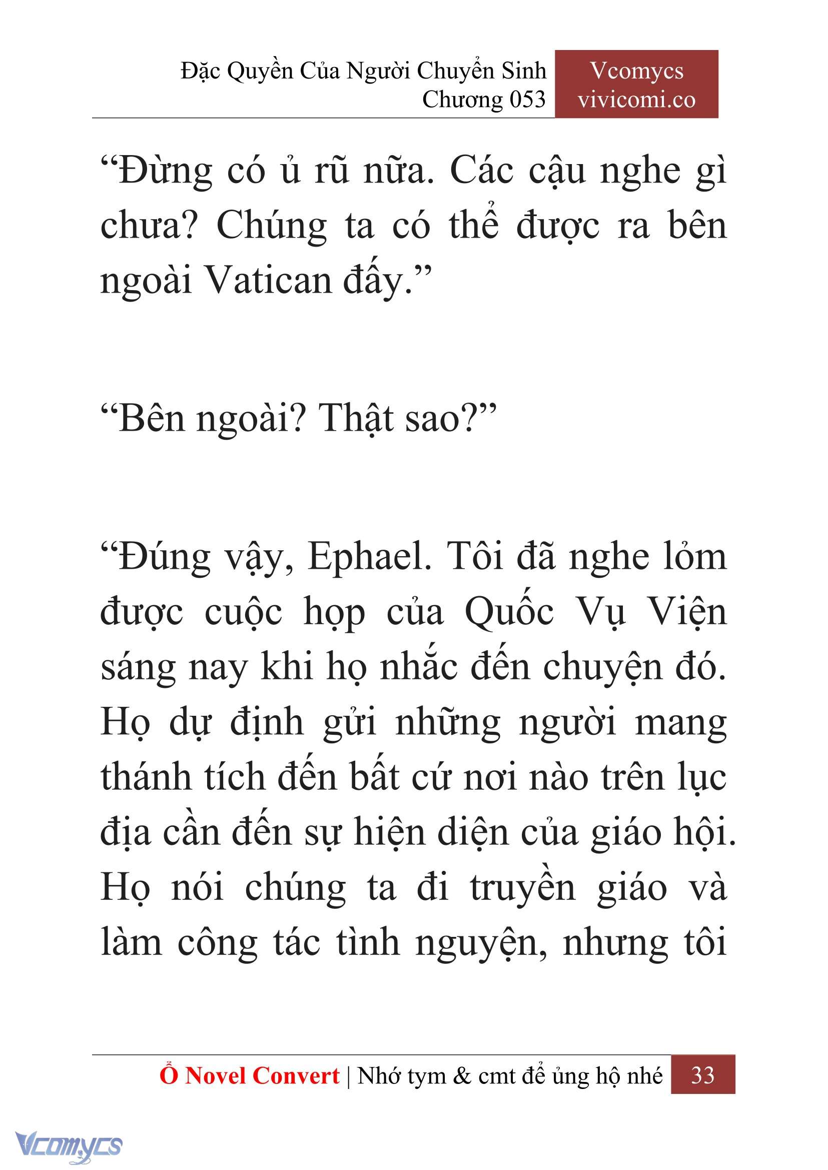 [Novel] Đặc Quyền Của Người Chuyển Sinh Chapter  53 - 35