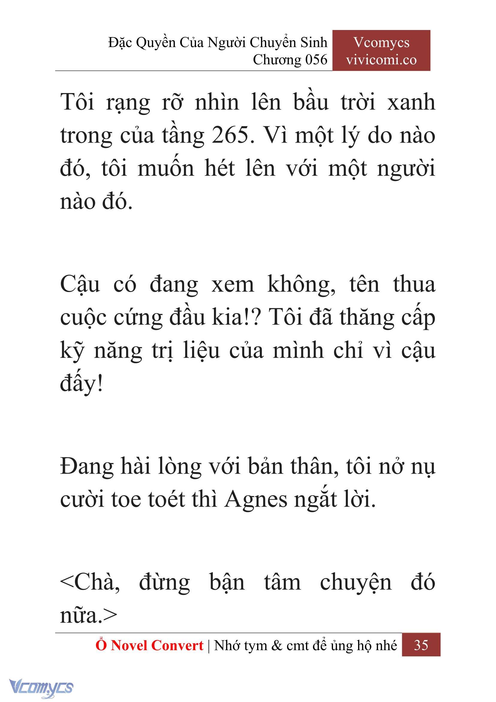 [Novel] Đặc Quyền Của Người Chuyển Sinh Chapter  56 - 37