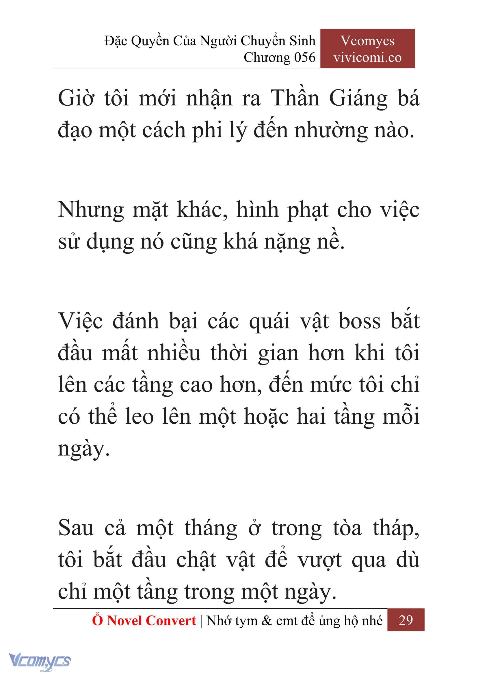 [Novel] Đặc Quyền Của Người Chuyển Sinh Chapter  56 - 31