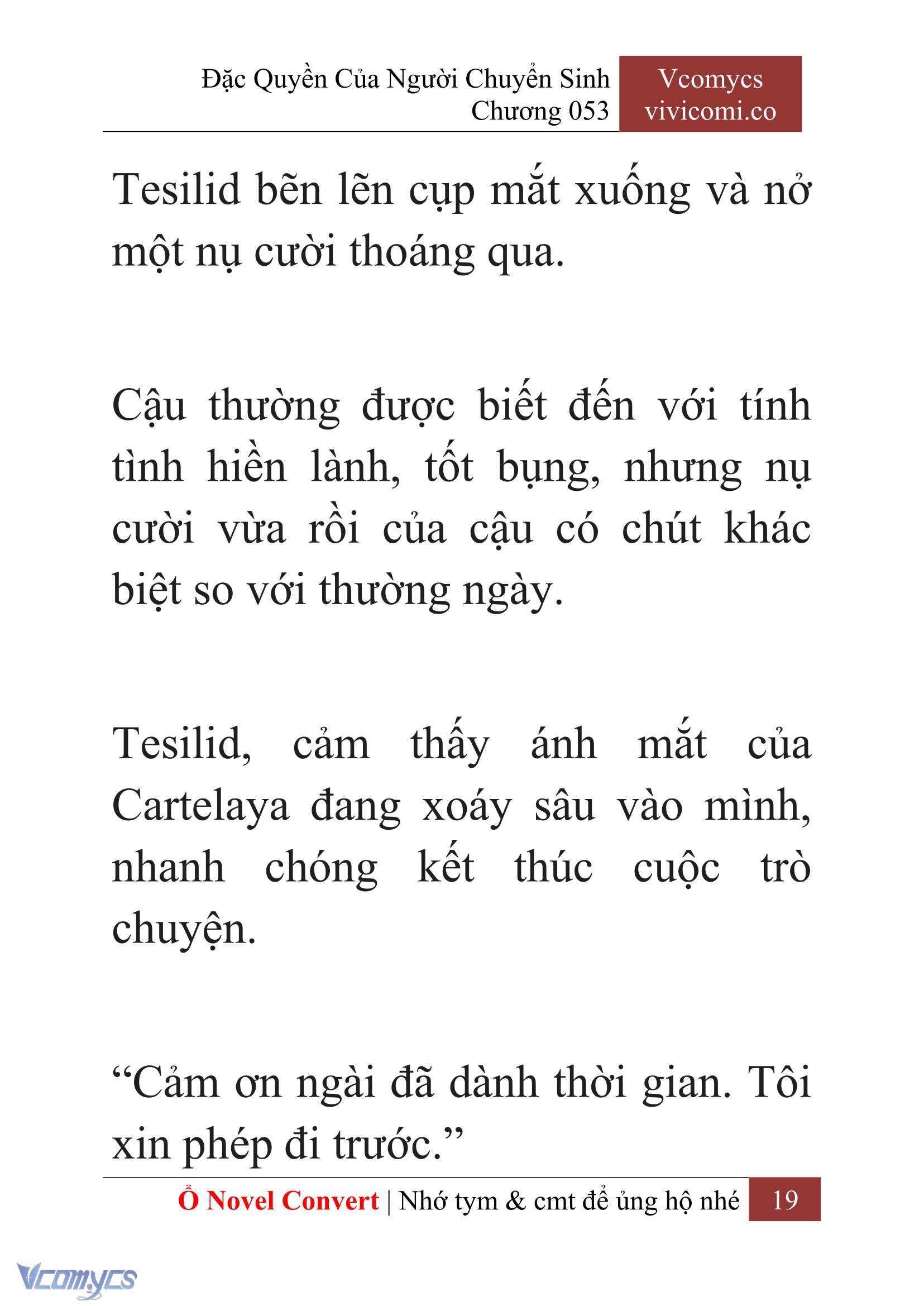 [Novel] Đặc Quyền Của Người Chuyển Sinh Chapter  53 - 21