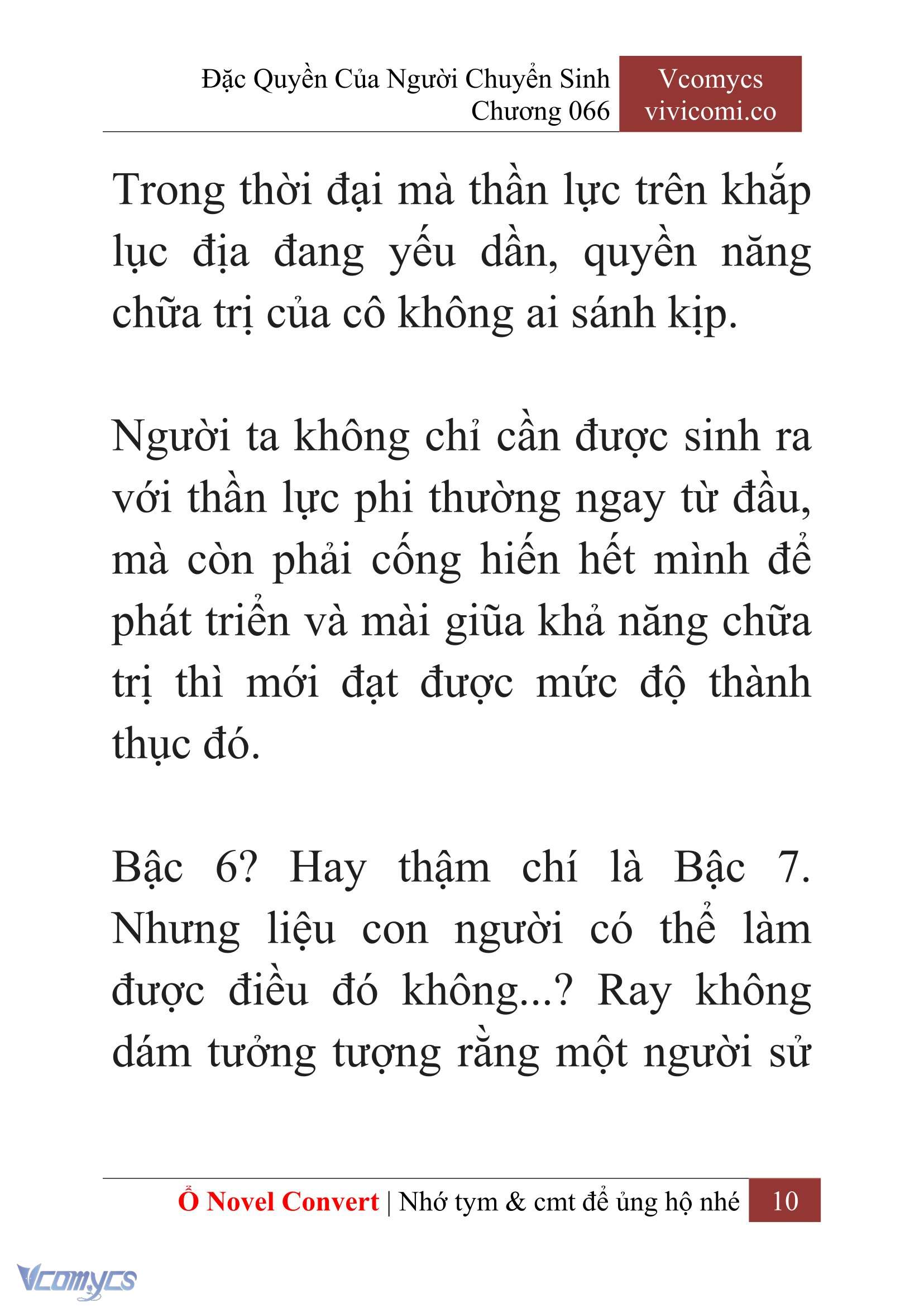 [Novel] Đặc Quyền Của Người Chuyển Sinh Chapter  66 - 12