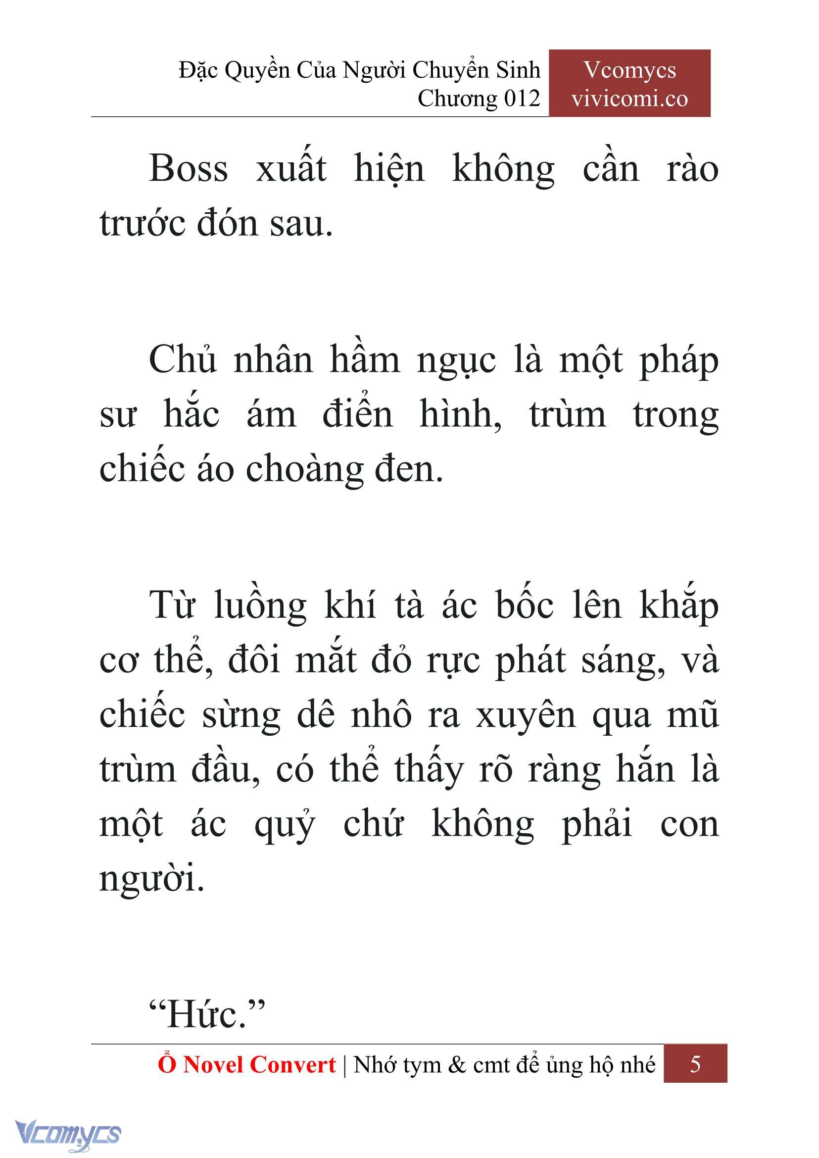 [Novel] Đặc Quyền Của Người Chuyển Sinh Chapter  12 - 7
