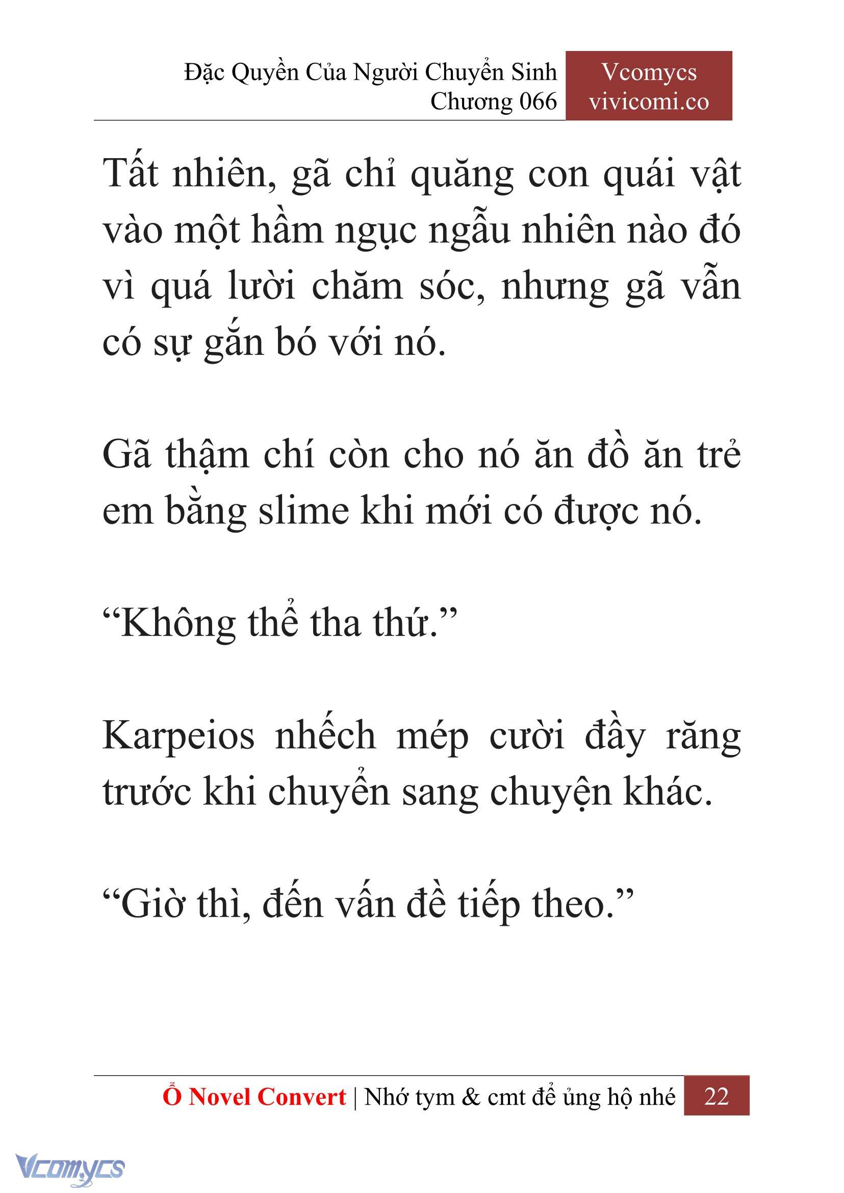 [Novel] Đặc Quyền Của Người Chuyển Sinh Chapter  66 - 24
