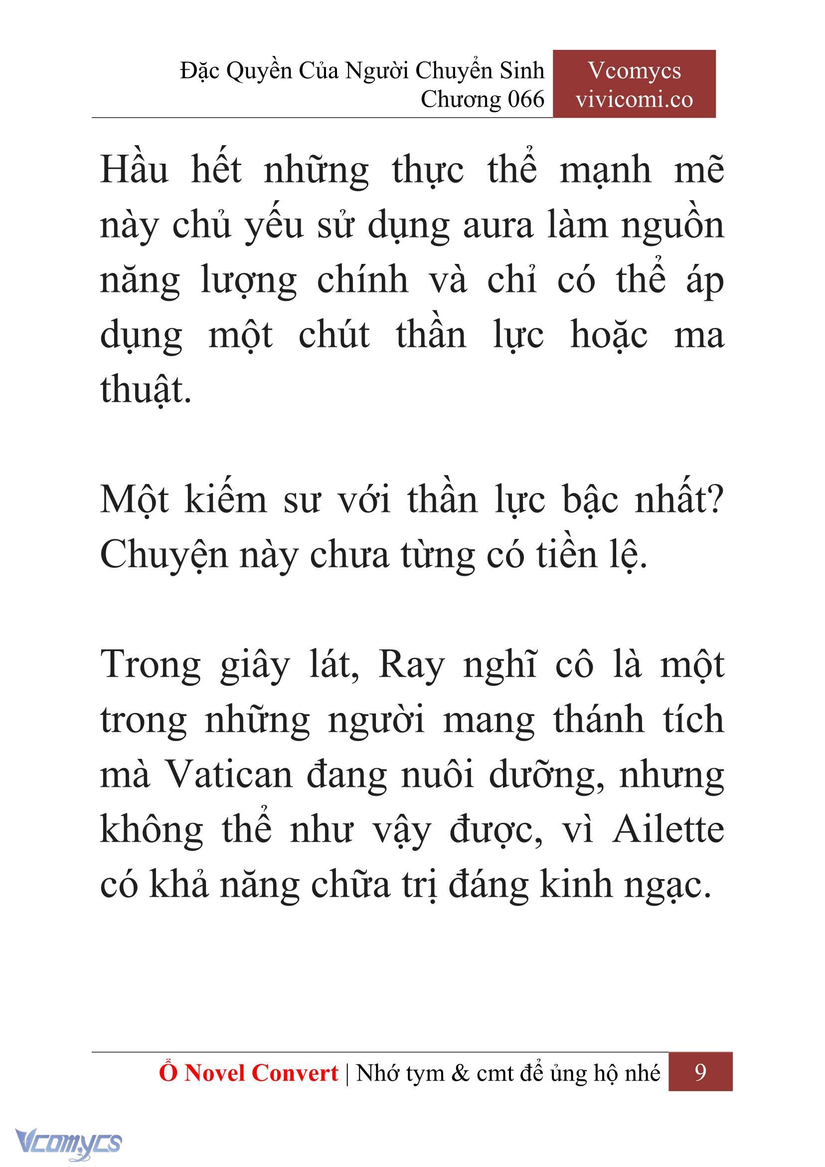 [Novel] Đặc Quyền Của Người Chuyển Sinh Chapter  66 - 11
