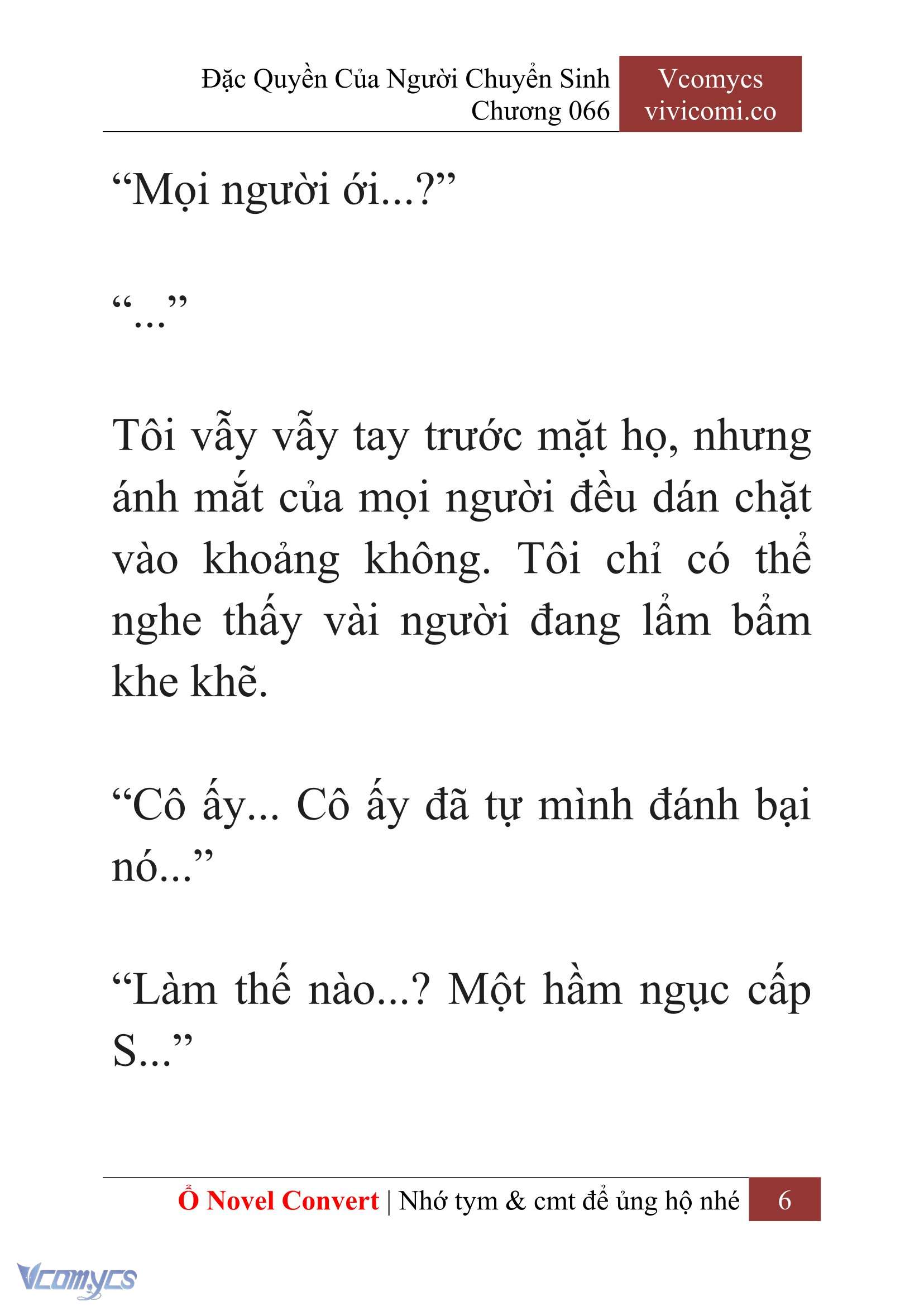 [Novel] Đặc Quyền Của Người Chuyển Sinh Chapter  66 - 8