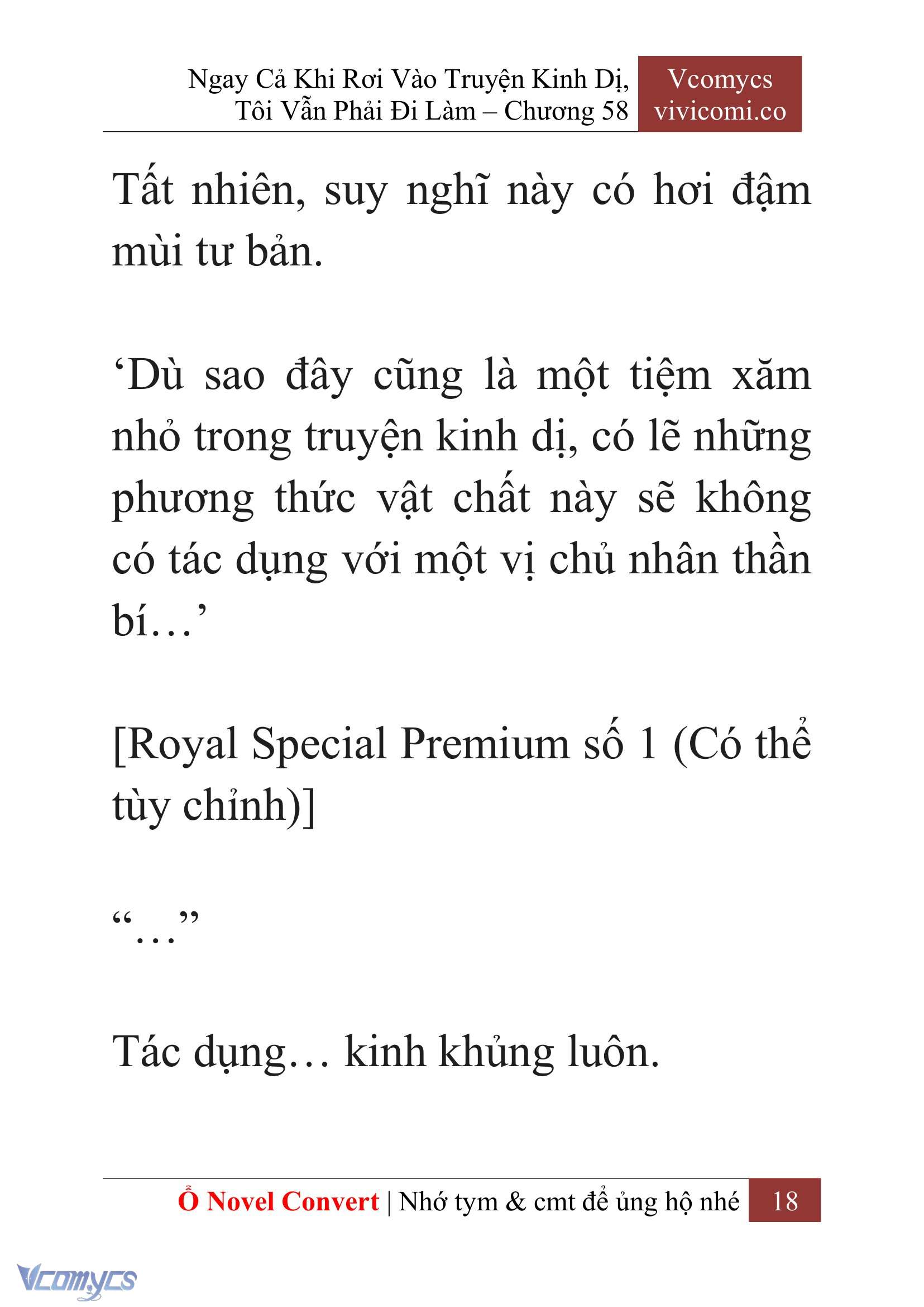 [Novel] Ngay Cả Khi Rơi Vào Truyện Kinh Dị, Tôi Vẫn Phải Đi Làm Chapter  58 - 21