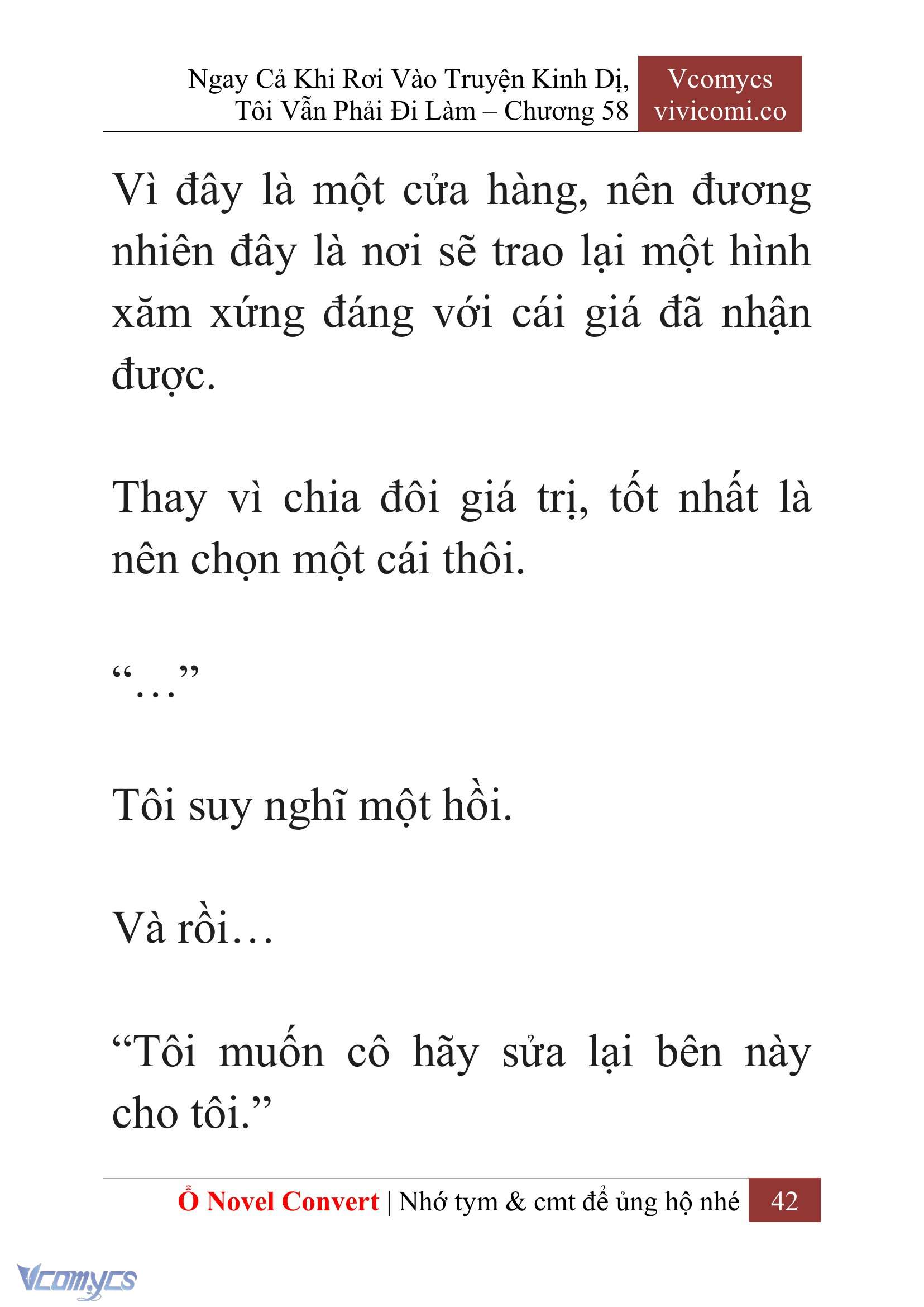 [Novel] Ngay Cả Khi Rơi Vào Truyện Kinh Dị, Tôi Vẫn Phải Đi Làm Chapter  58 - 45
