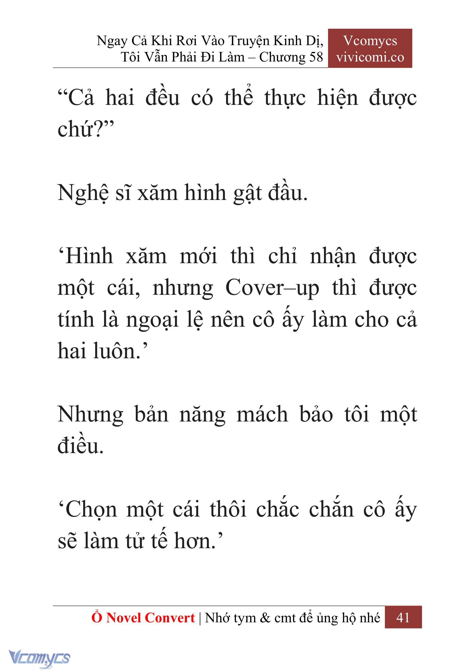 [Novel] Ngay Cả Khi Rơi Vào Truyện Kinh Dị, Tôi Vẫn Phải Đi Làm Chapter  58 - 44