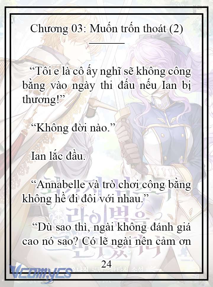 [Novel] Tôi Không Còn Là Đối Thủ Của Nam Chính Chapter  3 - 25