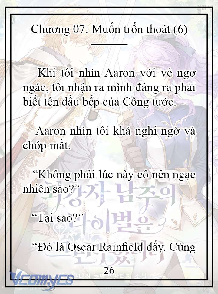 [Novel] Tôi Không Còn Là Đối Thủ Của Nam Chính Chapter  7 - 27