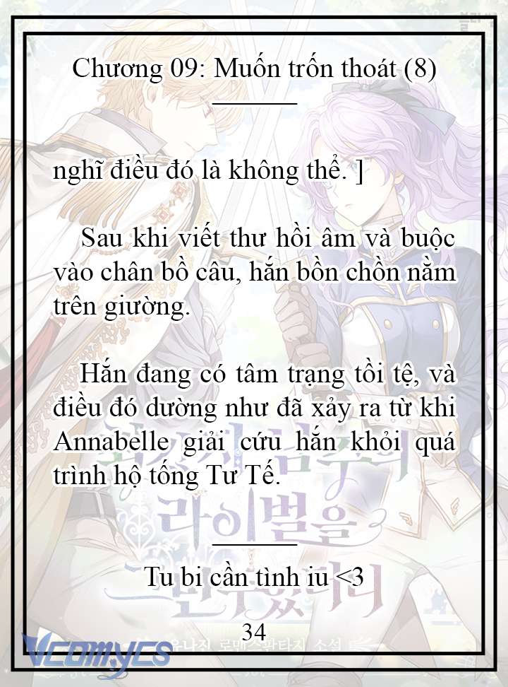 [Novel] Tôi Không Còn Là Đối Thủ Của Nam Chính Chapter  9 - 35