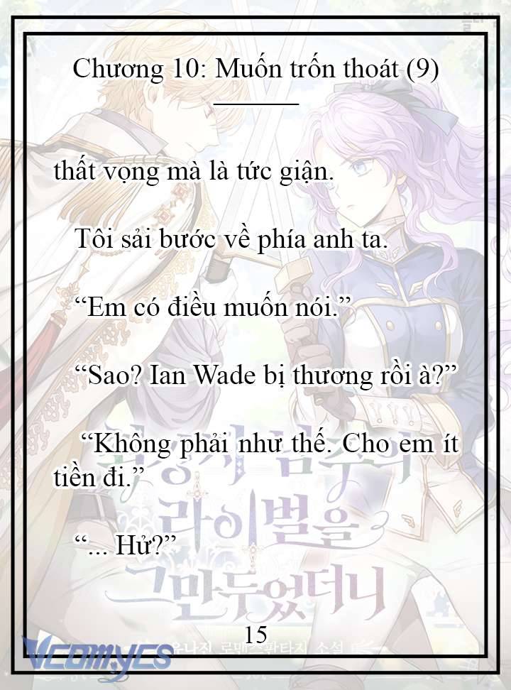 [Novel] Tôi Không Còn Là Đối Thủ Của Nam Chính Chapter  10 - 16