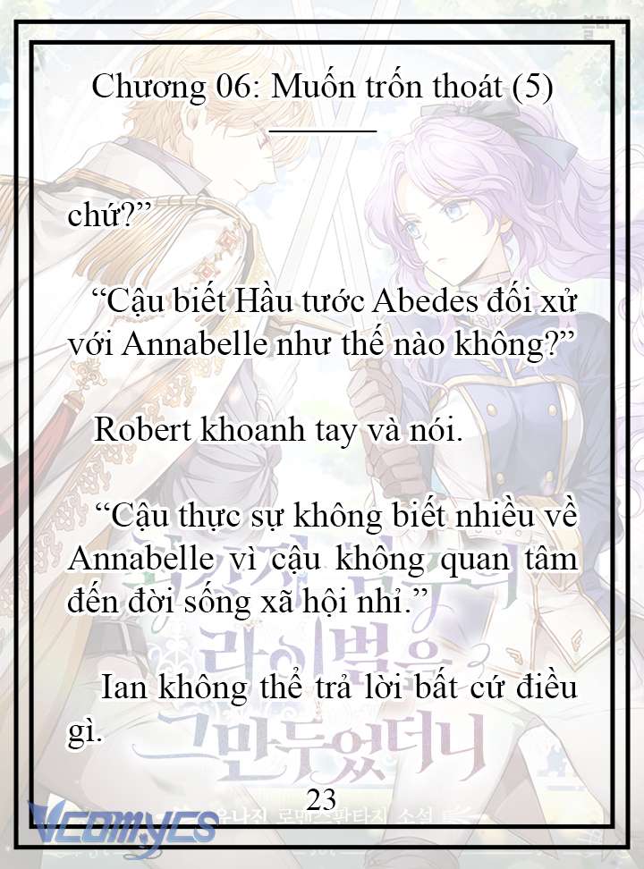 [Novel] Tôi Không Còn Là Đối Thủ Của Nam Chính Chapter  6 - 24