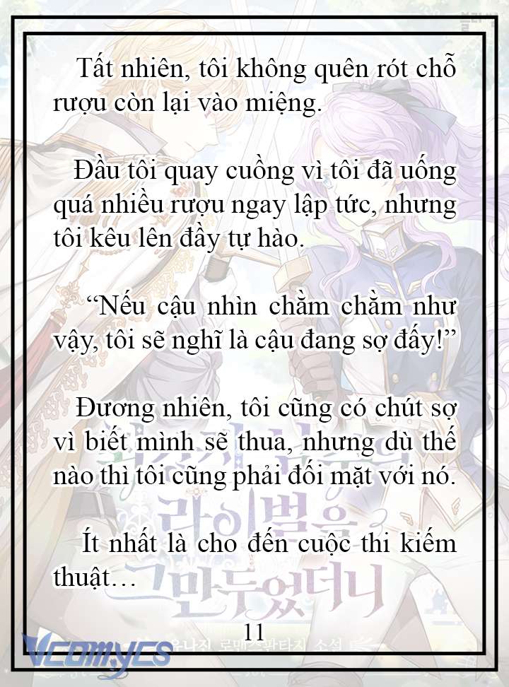 [Novel] Tôi Không Còn Là Đối Thủ Của Nam Chính Chapter  13 - 12