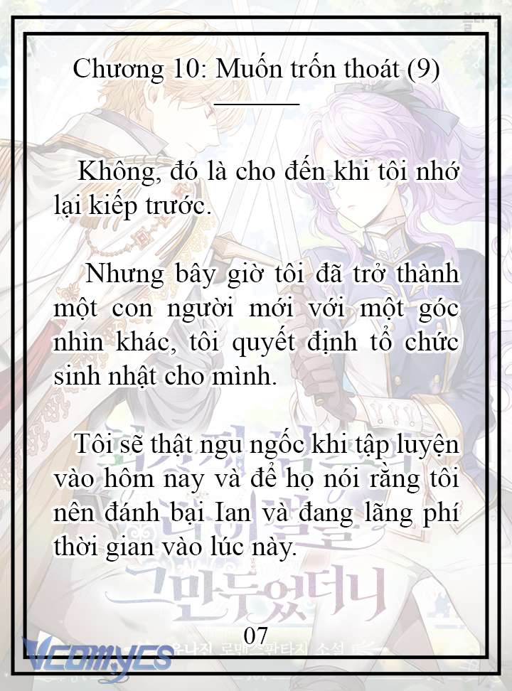 [Novel] Tôi Không Còn Là Đối Thủ Của Nam Chính Chapter  10 - 8