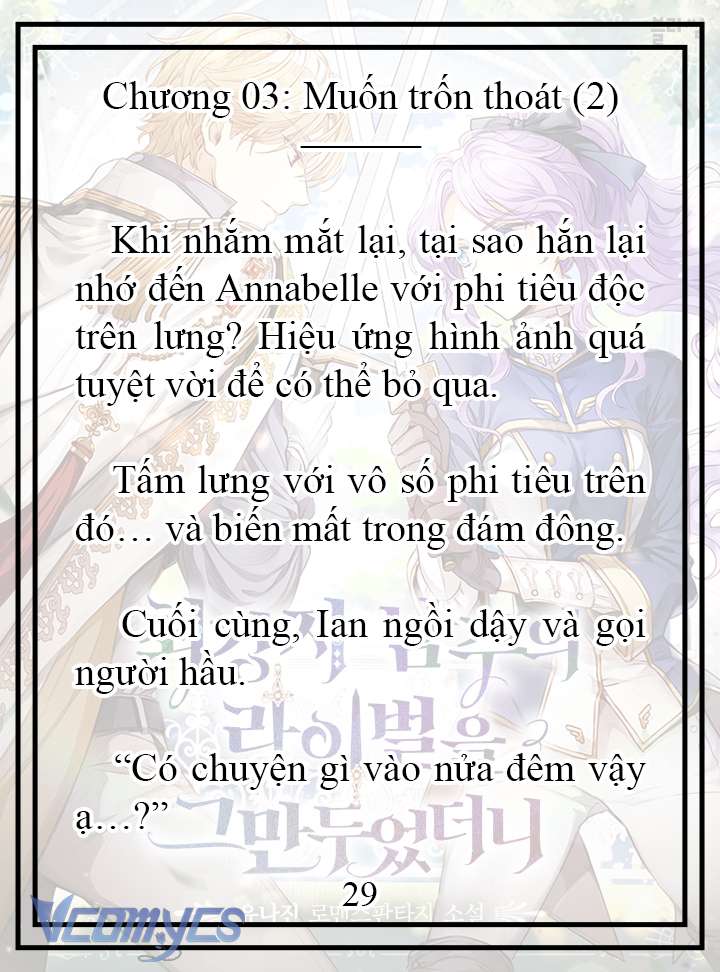 [Novel] Tôi Không Còn Là Đối Thủ Của Nam Chính Chapter  3 - 30