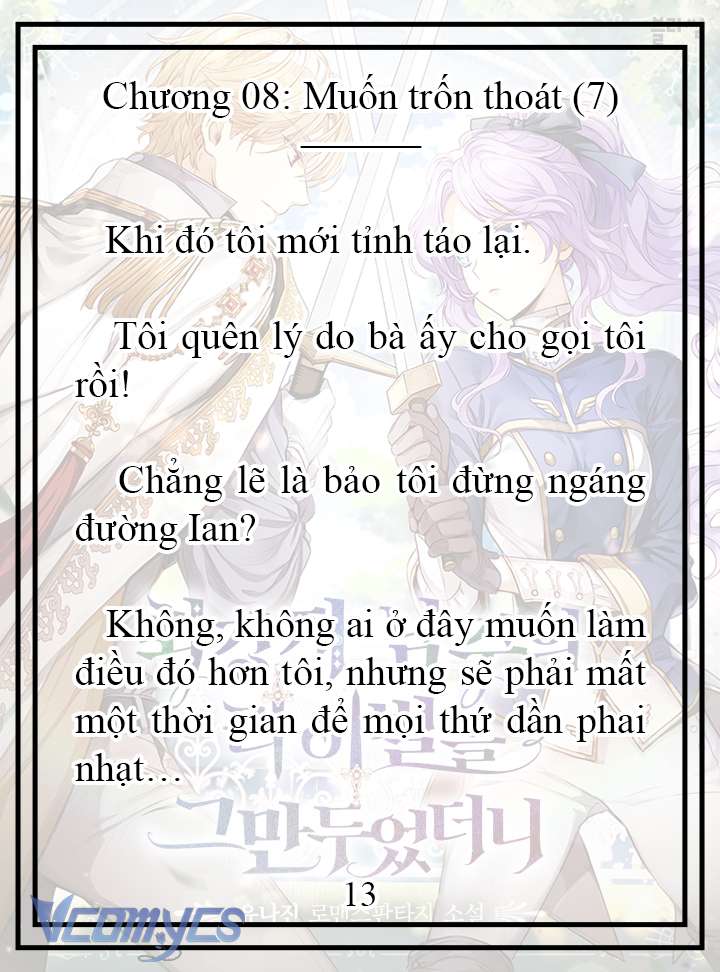 [Novel] Tôi Không Còn Là Đối Thủ Của Nam Chính Chapter  8 - 14