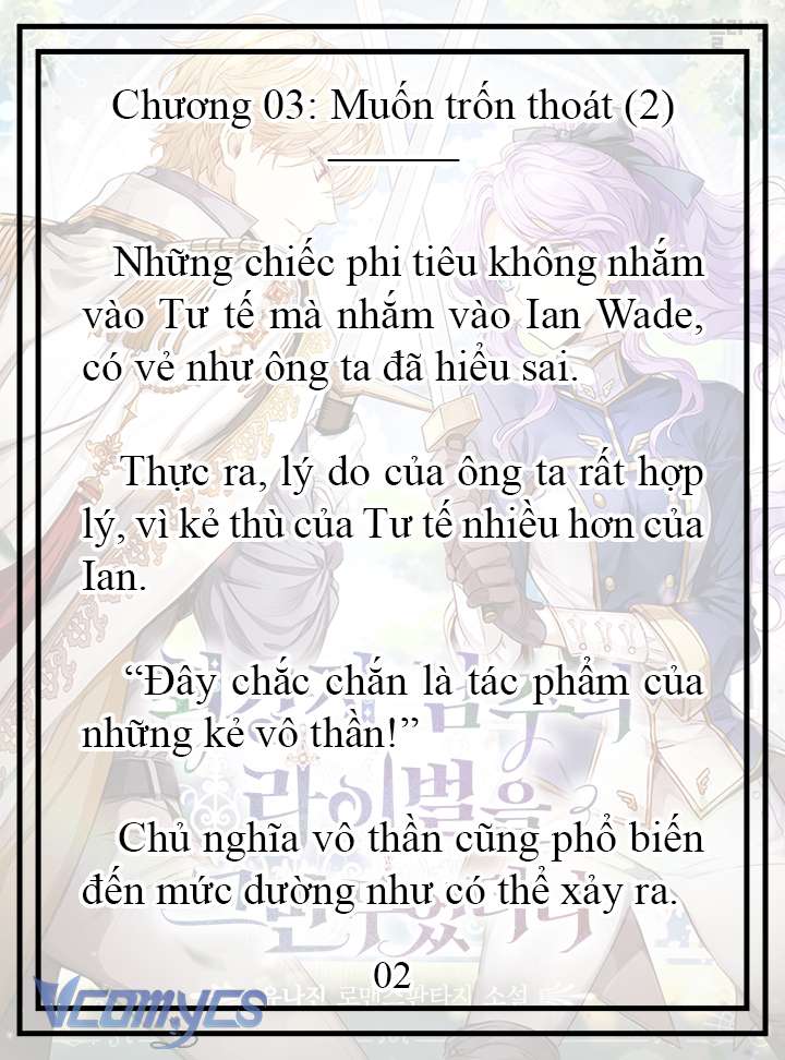 [Novel] Tôi Không Còn Là Đối Thủ Của Nam Chính Chapter  3 - 3