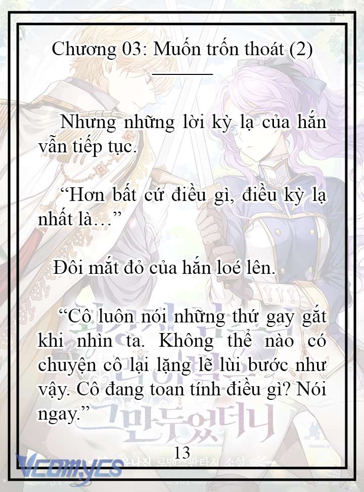 [Novel] Tôi Không Còn Là Đối Thủ Của Nam Chính Chapter  3 - 14