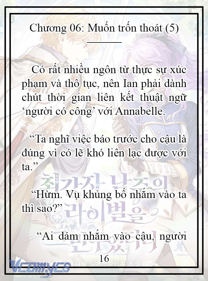 [Novel] Tôi Không Còn Là Đối Thủ Của Nam Chính Chapter  6 - 17