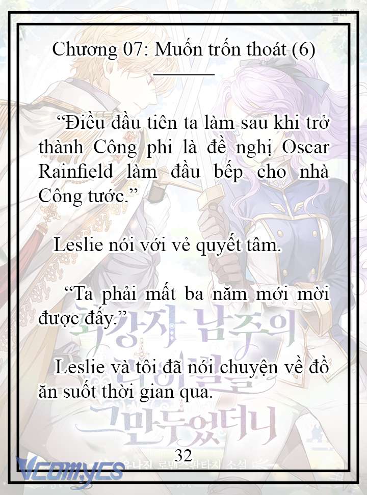 [Novel] Tôi Không Còn Là Đối Thủ Của Nam Chính Chapter  7 - 33