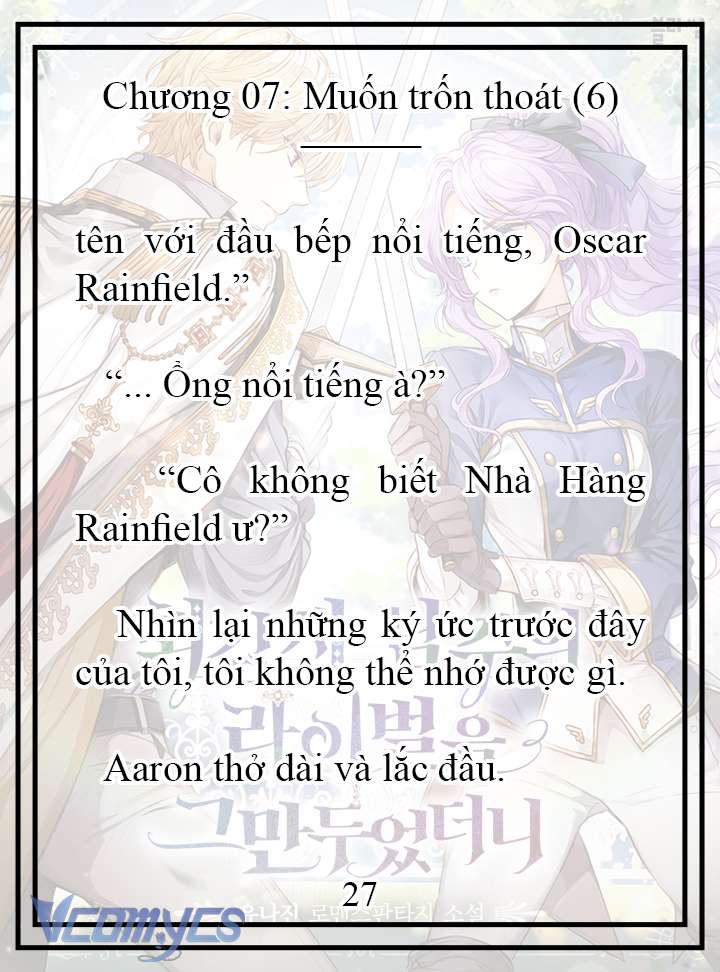 [Novel] Tôi Không Còn Là Đối Thủ Của Nam Chính Chapter  7 - 28