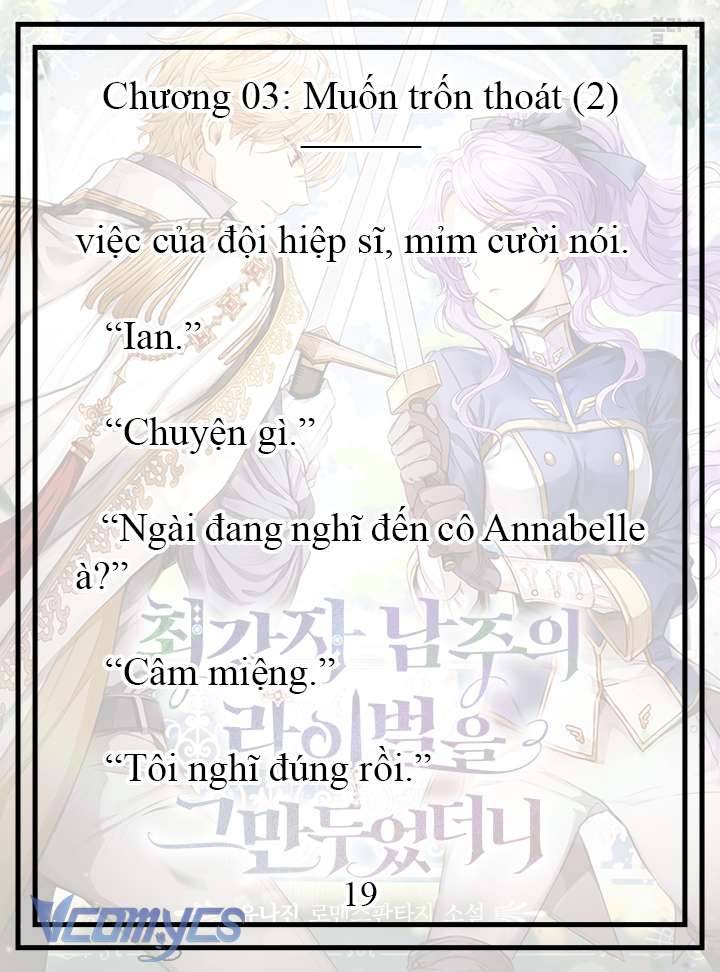 [Novel] Tôi Không Còn Là Đối Thủ Của Nam Chính Chapter  3 - 20