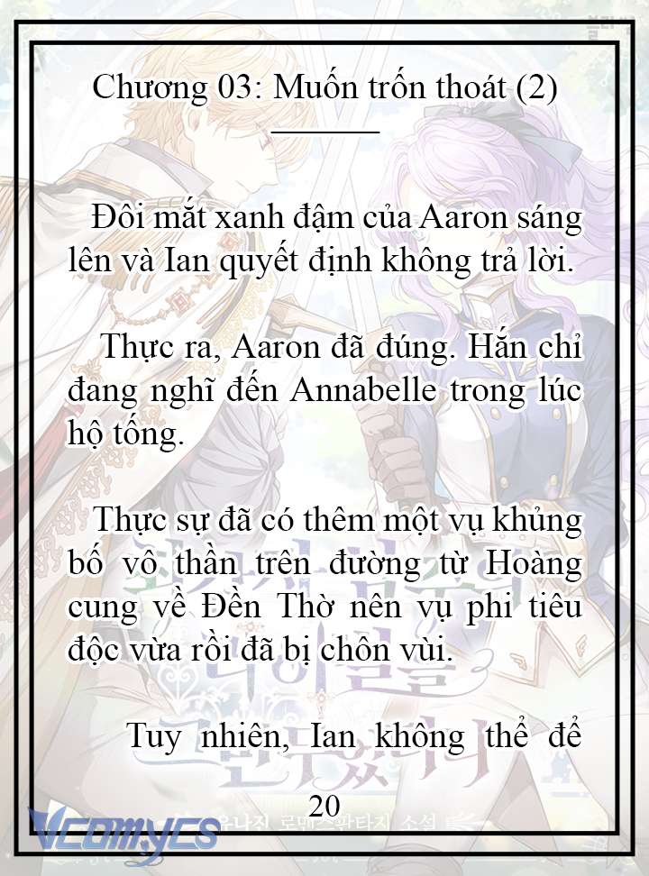 [Novel] Tôi Không Còn Là Đối Thủ Của Nam Chính Chapter  3 - 21