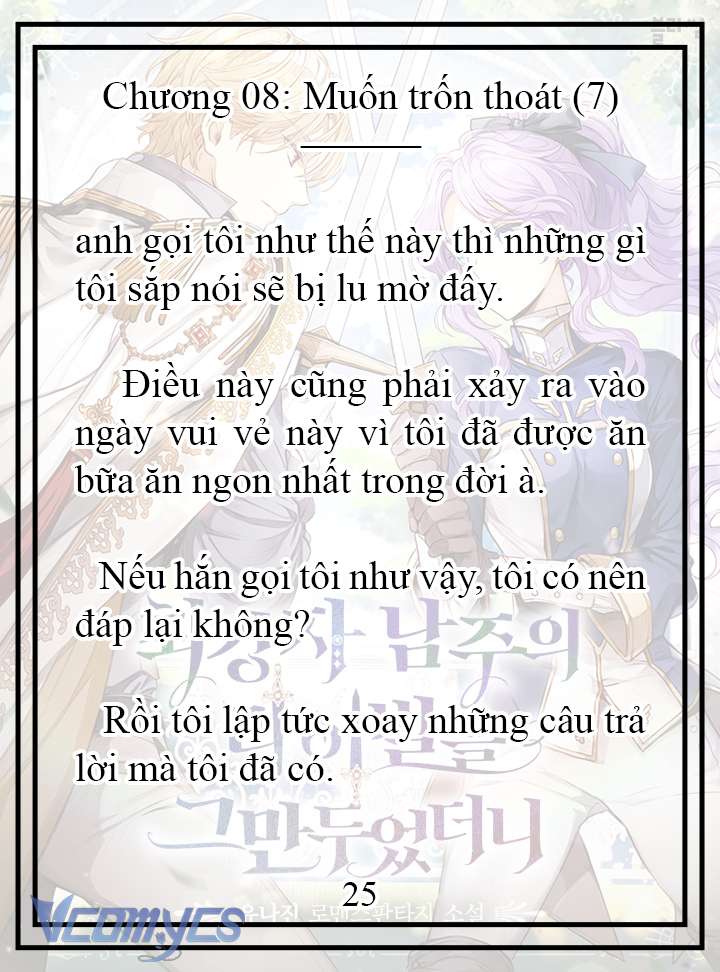 [Novel] Tôi Không Còn Là Đối Thủ Của Nam Chính Chapter  8 - 26