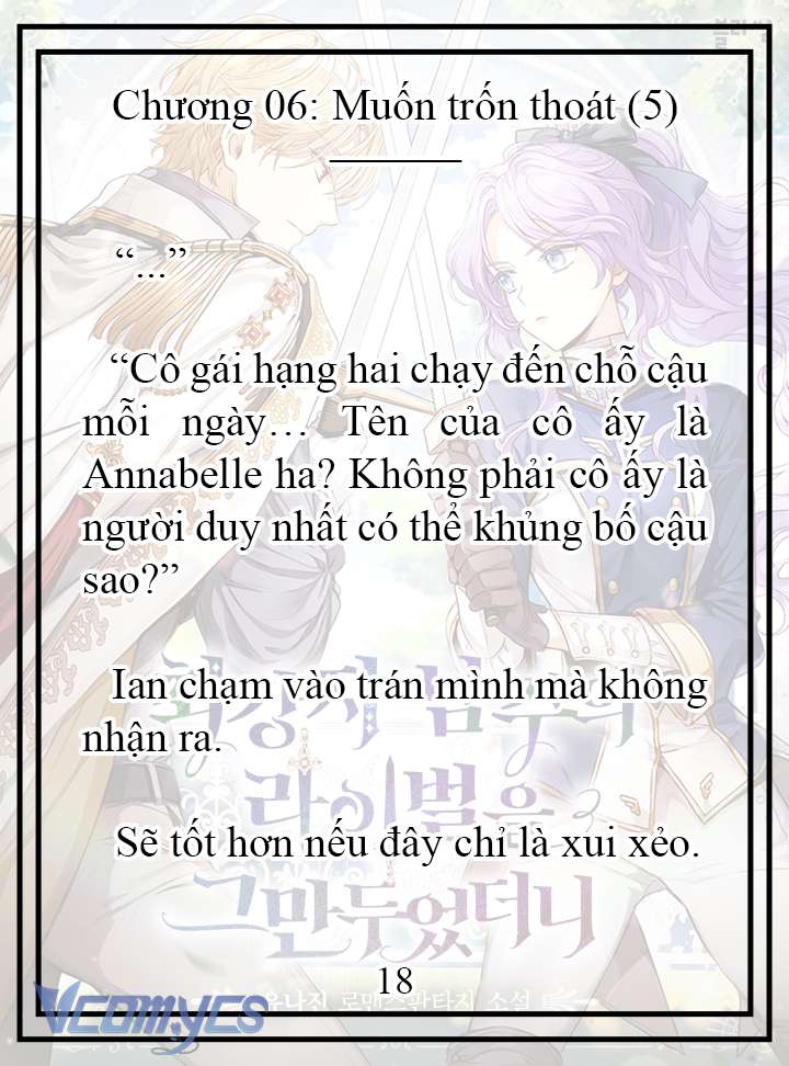 [Novel] Tôi Không Còn Là Đối Thủ Của Nam Chính Chapter  6 - 19