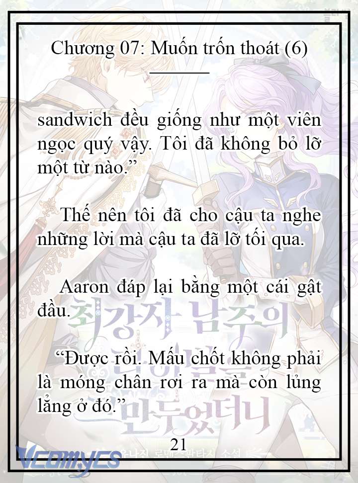 [Novel] Tôi Không Còn Là Đối Thủ Của Nam Chính Chapter  7 - 22