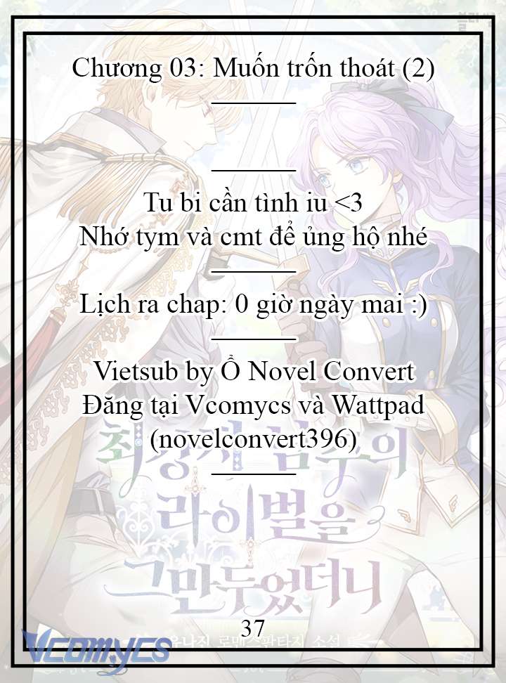 [Novel] Tôi Không Còn Là Đối Thủ Của Nam Chính Chapter  3 - 38
