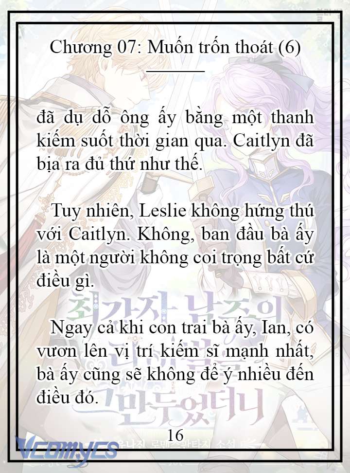 [Novel] Tôi Không Còn Là Đối Thủ Của Nam Chính Chapter  7 - 17