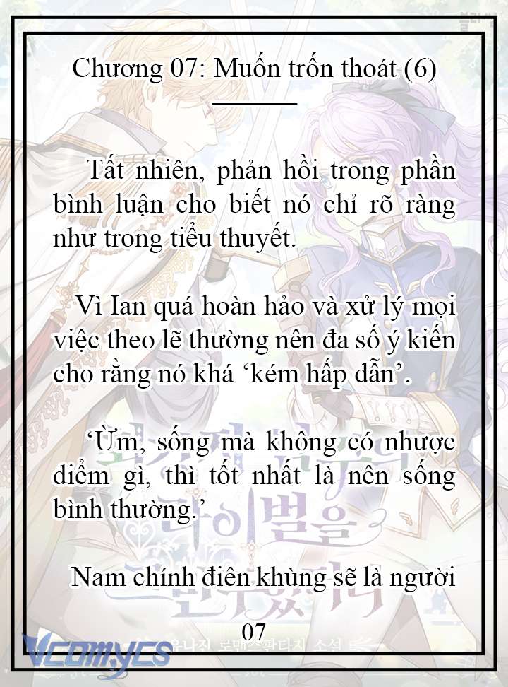 [Novel] Tôi Không Còn Là Đối Thủ Của Nam Chính Chapter  7 - 8