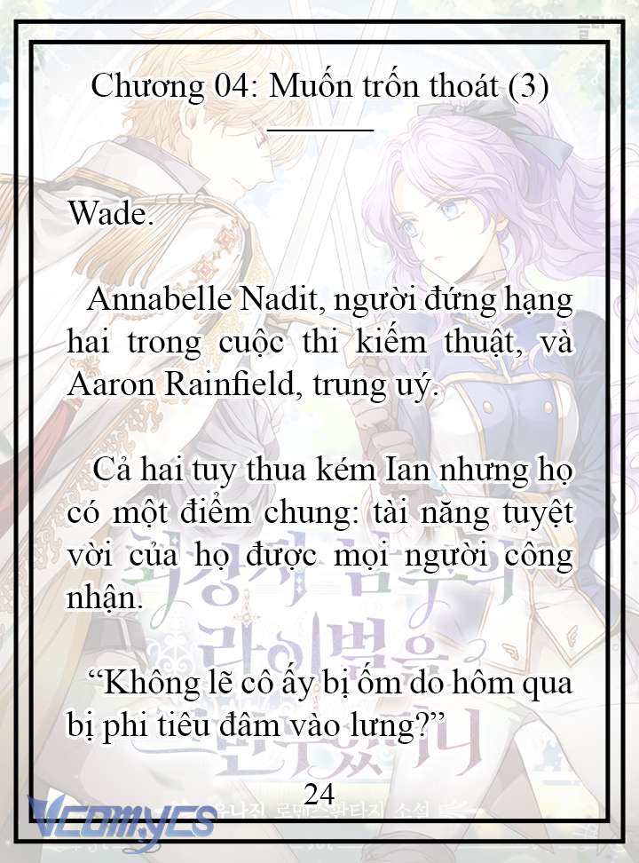 [Novel] Tôi Không Còn Là Đối Thủ Của Nam Chính Chapter  4 - 25