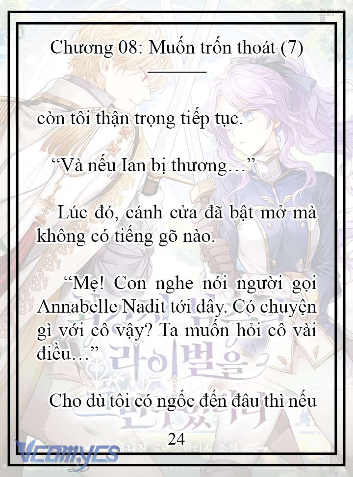 [Novel] Tôi Không Còn Là Đối Thủ Của Nam Chính Chapter  8 - 25