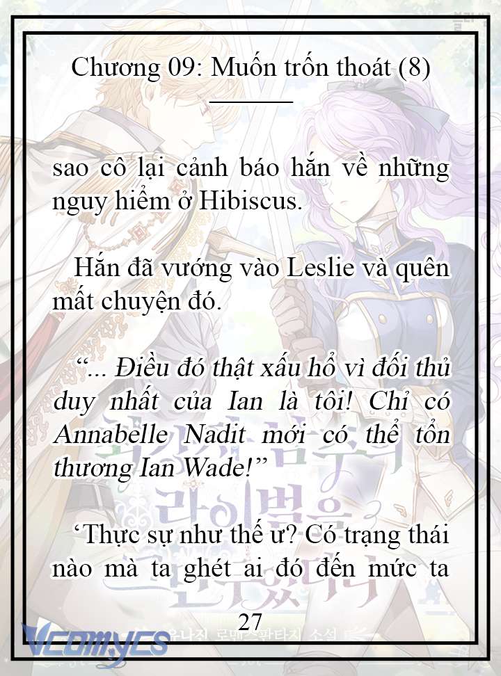 [Novel] Tôi Không Còn Là Đối Thủ Của Nam Chính Chapter  9 - 28