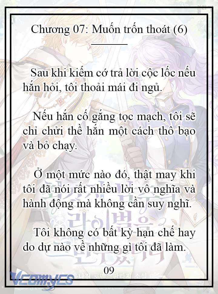 [Novel] Tôi Không Còn Là Đối Thủ Của Nam Chính Chapter  7 - 10