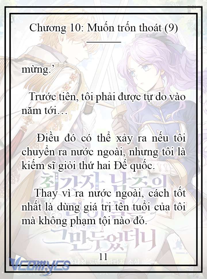 [Novel] Tôi Không Còn Là Đối Thủ Của Nam Chính Chapter  10 - 12