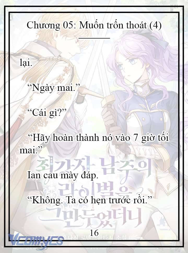 [Novel] Tôi Không Còn Là Đối Thủ Của Nam Chính Chapter  5 - 17