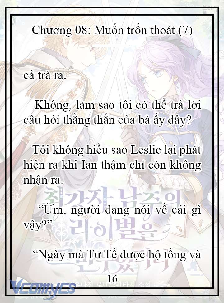 [Novel] Tôi Không Còn Là Đối Thủ Của Nam Chính Chapter  8 - 17