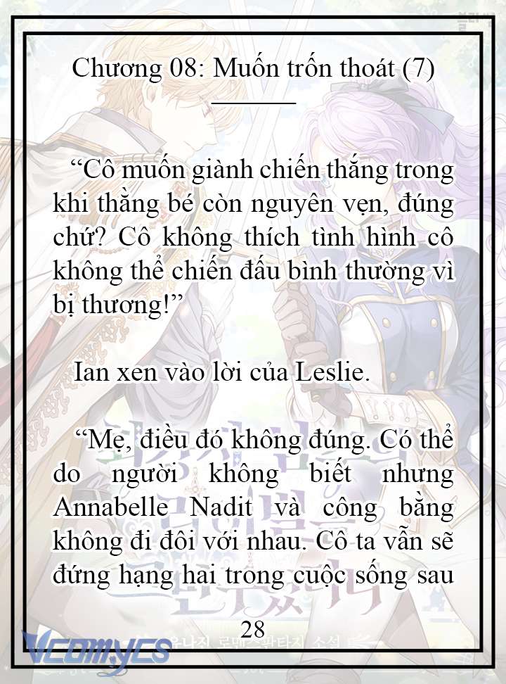 [Novel] Tôi Không Còn Là Đối Thủ Của Nam Chính Chapter  8 - 29