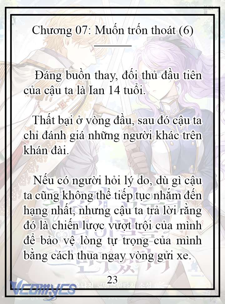 [Novel] Tôi Không Còn Là Đối Thủ Của Nam Chính Chapter  7 - 24